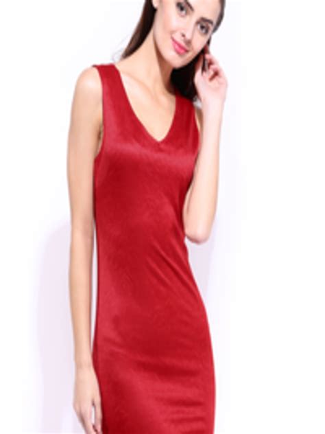 Buy Dressberry Red Bodycon Dress Dresses For Women 347719 Myntra