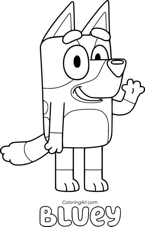 bluey printable coloring pages