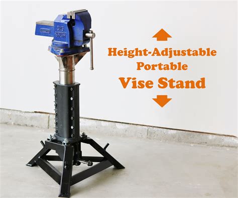 height adjustable portable vise stand  steps  pictures