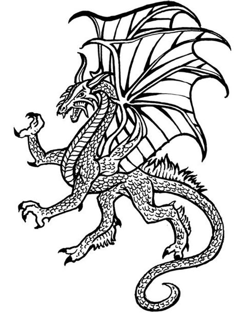 dragon adult colouring coloriage dragon pinterest dover