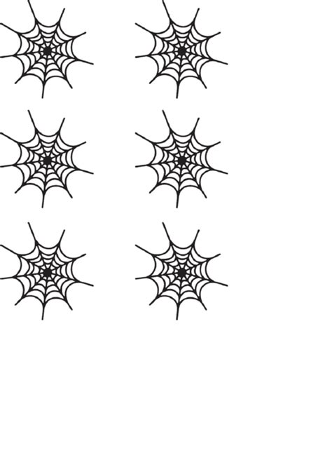 small spiderweb templates printable