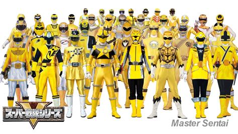 All Yellow Rangers Of Super Sentai Youtube