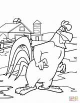 Foghorn Leghorn Coloring Pages Printable Cartoon Looney Tunes Drawing Drawings Characters Animals Adult Sketches Cartoons Colouring Supercoloring Choose Board sketch template