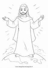 Gesu Padrone Mondo Religione Colorare Jesus sketch template