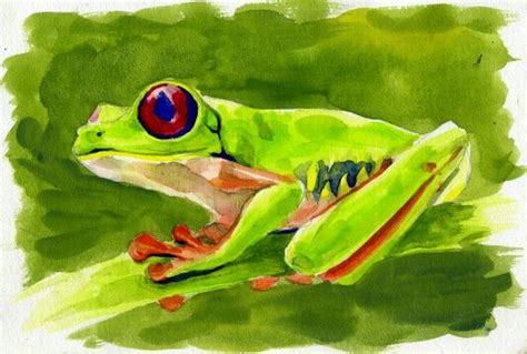 painting frog painting art animals