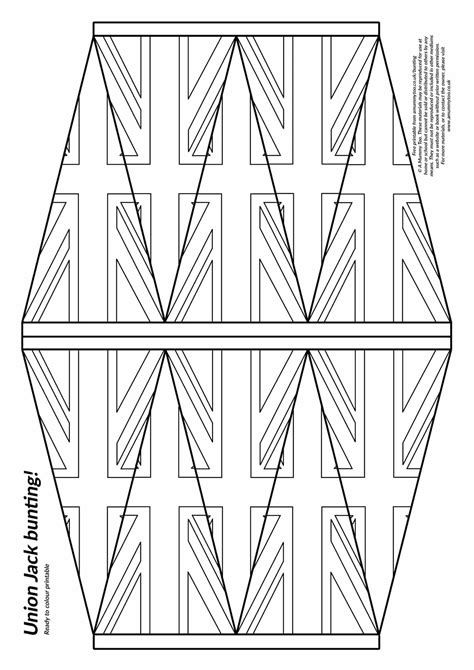 colour  cut  union jack bunting template  mummy