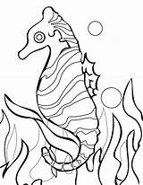 Coral Reef Coloring Pages Barrier Great Drawing Easy Seahorse Sea Clipart Printable Color Drawings Book Getdrawings Seaweed Drawn Getcolorings Cliparts sketch template