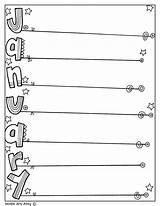 Alley Acrostic sketch template