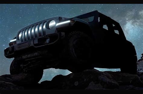 jeep previews fully electric wrangler   march unveiling autocar