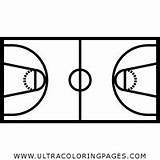 Baloncesto Cancha Getdrawings Vectorified Ultracoloringpages sketch template