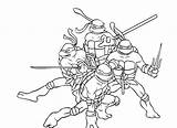 Coloring Ninja Turtles Pages Printable Popular Mutant sketch template