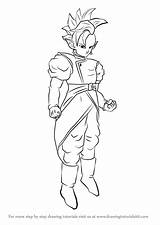 Dragon Supreme Ball Kai Drawing Draw Step Dbz Drawings Drawingtutorials101 Tutorials Learn Tutorial Goku Manga Anime sketch template