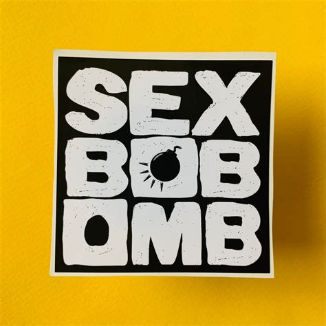 Sex Bob Omb Sticker Band Slap Decal Scott Pilgrim Etsy