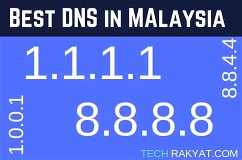 dns  fastest browsing speed  malaysia  techrakyat