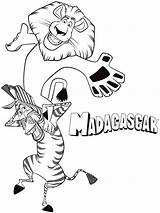 Madagascar Coloring Pages Marty Alex Printable Colouring Kids Fun Having Lion Cartoon Zebra Print Coloriage Color Characters Shoulders Dreamworks Animals sketch template
