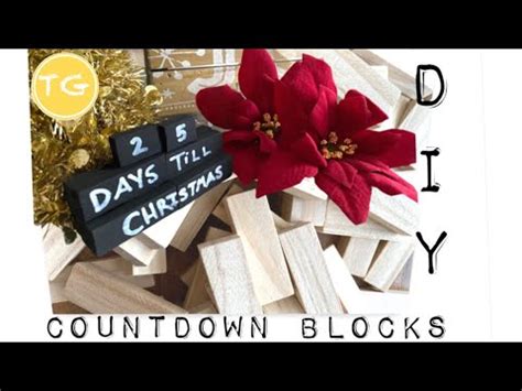 diy count   christmas jenga block crafts dollar