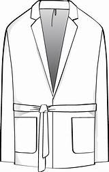 Blazer Fashion Flats Sketch Jacket Flat Clipartmag Sketches Drawing Templates Men Technical Clothing sketch template