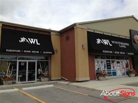 storefront awnings commercial awning design  installation  toronto
