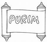 Coloring Purim Book sketch template