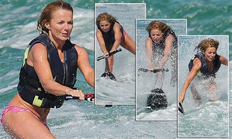 Geri Halliwell Is A Real Sporty Spice As She Enjoys A Spot