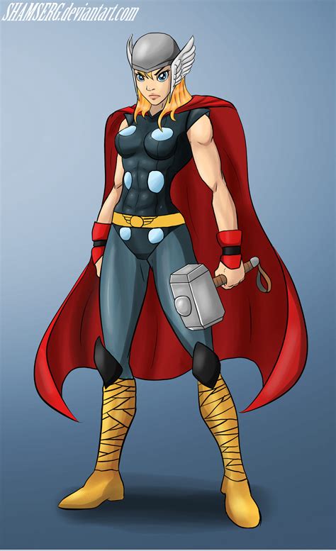 Rule 63 Thor By Shamserg By Cerebus873 On Deviantart