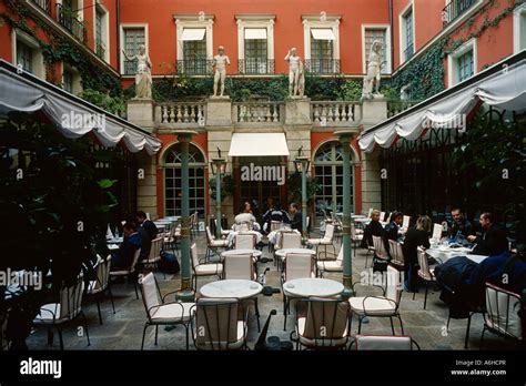 paris france hotel costes rue st honore stock photo  alamy