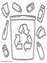 Coloring Earth Pages Printable Recycle Recycling Sheets sketch template