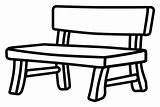 Bench Clipart Line Library Clip Benches Furniture Lineart Svg Cliparts Openclipart School Porch 20clipart Books Clipground Bank Clipartmag Simple Use sketch template