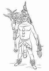 Culturas Guerrero Colorir Desenhos Dibujo Guerreros Maia Mayas Guerreiro Pelota Mayan sketch template