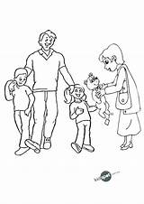 Family Coloring Pages Drawing Kids Nuclear Happy Colouring Colour Preschool Bear Color Clipart Families Printable Getdrawings Getcolorings Fa Library Print sketch template