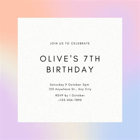 printable birthday invitation templates canva buchcom