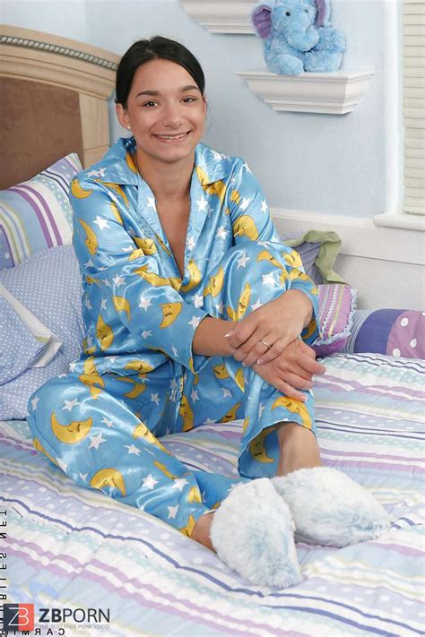 blue satin pyjamas zb porn