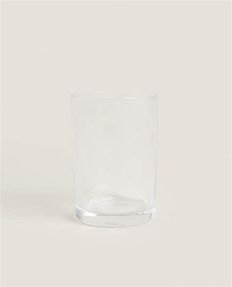 כוס מזכוכית ועץ zara home ישראל