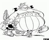 Obelix Asterix Dogmatix Coloring Pages Oncoloring sketch template