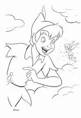 Pan Peter Tinkerbell Coloring Pages Color Disney Printable Colouring Print Hellokids Fairy Tinker Bell Online Para sketch template