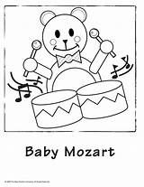 Mozart Coloring Pages Getcolorings sketch template