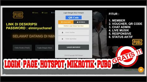 Template Login Page Hotspot Mikrotik Game Youtube