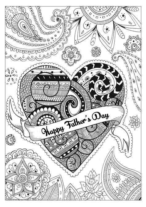 happy fathers day  kids fathers day kids coloring pages