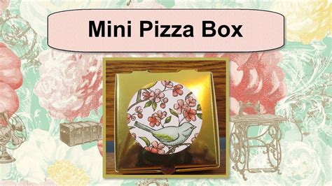 mini pizza box youtube