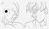 Goku Frieza Vegeta Dbz Nicepng Fights Saiya sketch template