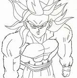 Goku Ssgss Drawing Coloring Pages Getdrawings sketch template