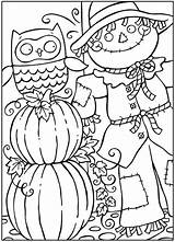 Coloring Autumn Pages Print sketch template