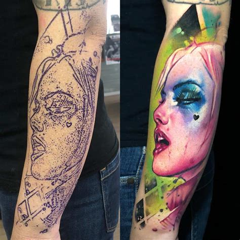 Joker And Harley Quinn Sleeve Tattoo Best Tattoo Ideas