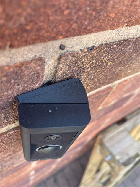 ring video doorbell  wired  degree angled wedge holder etsy