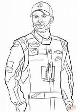 Coloring Pages Kyle Busch Gordon Jeff Getdrawings Getcolorings Print Fanboy Victory Search sketch template