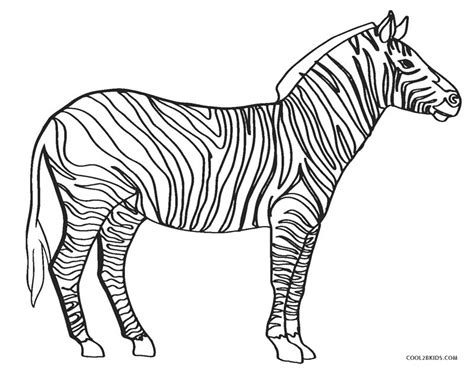 printable zebra coloring pages printable coloring pages  kids