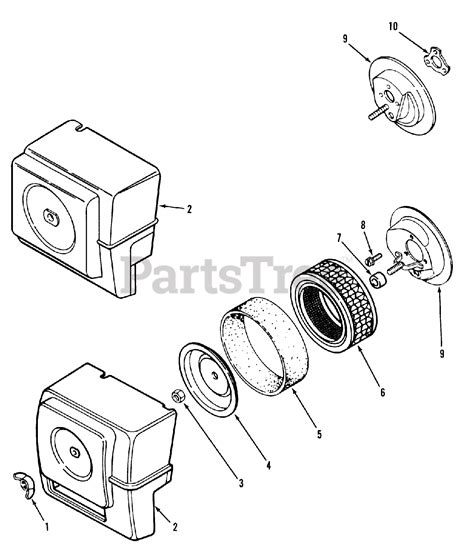 toro     toro garden tractor  air intake parts lookup  diagrams