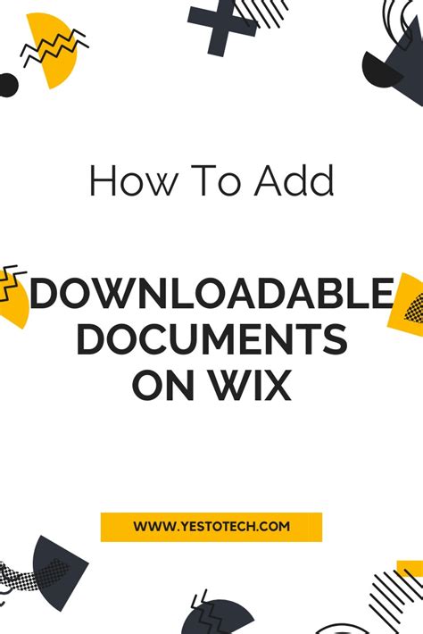 adding downloadable documents  wix