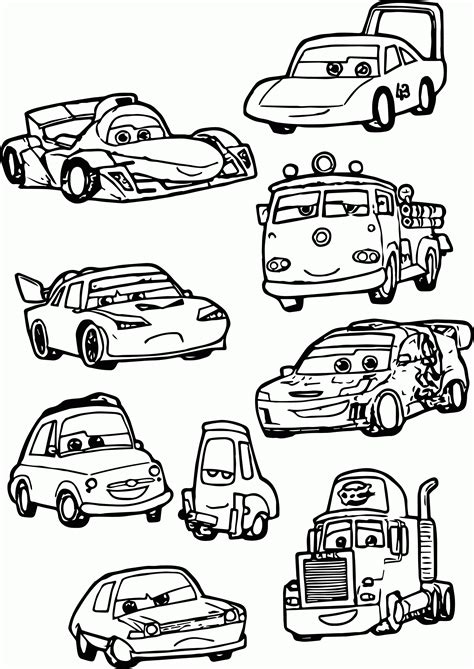 cars  coloring pages grem grem cars  acer mater shefalitayal cars