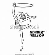 Gymnast sketch template